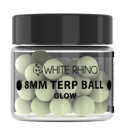 White Rhino 8MM Terp Balls - 50ct Jar