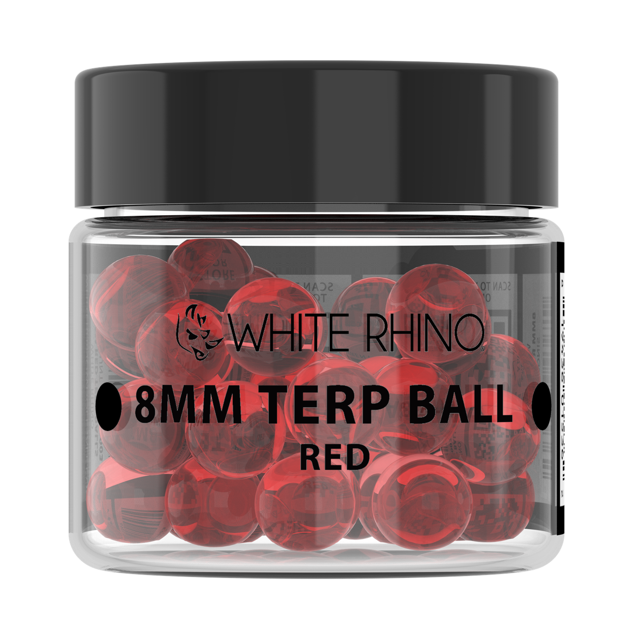 White Rhino 8MM Terp Balls - 50ct Jar