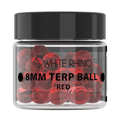 White Rhino 8MM Terp Balls - 50ct Jar