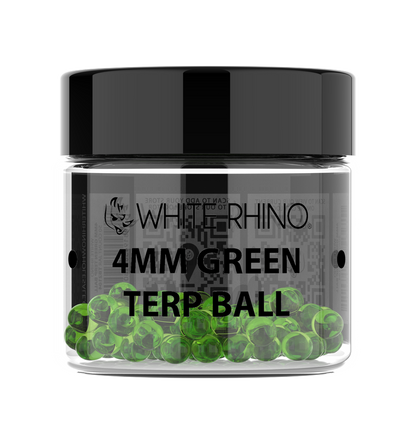 White Rhino 4MM Terp Balls - 50ct Jar