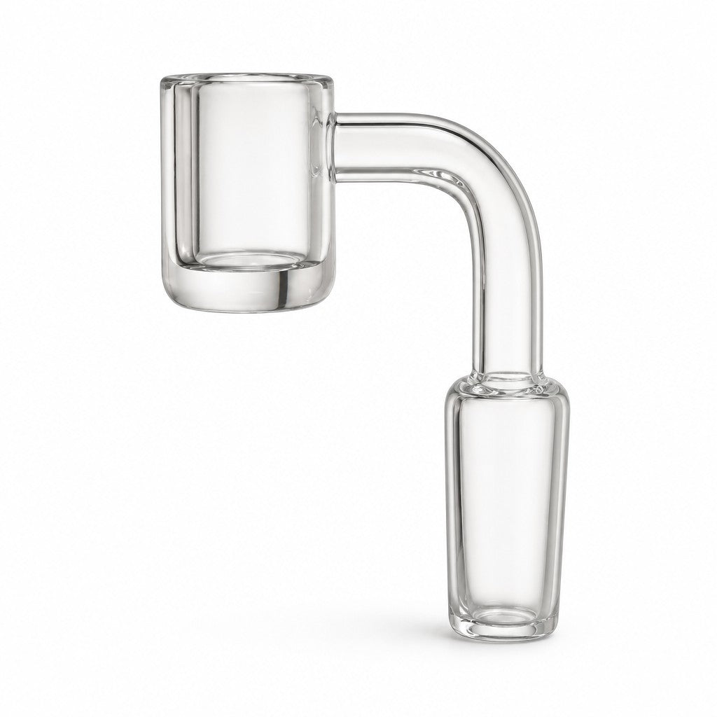 QB21 - 90 Deg Flat Top 14mm Male Quartz Banger 5ct