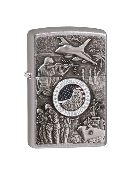 24457 Zippo Lighter Joined Forces Design
