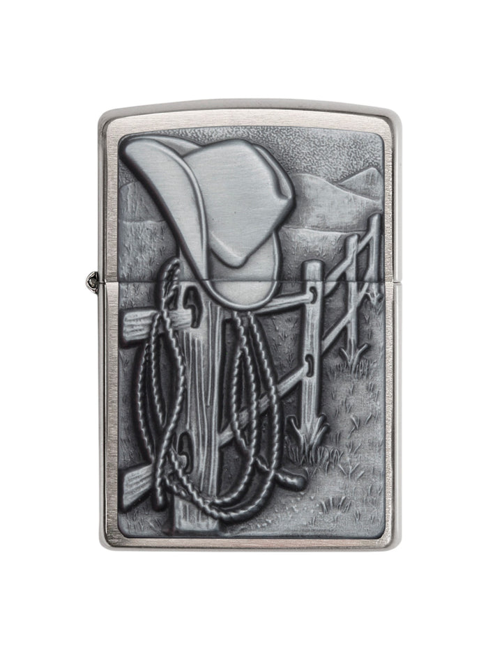 24879 Zippo Resting Cowboy Design Lighter