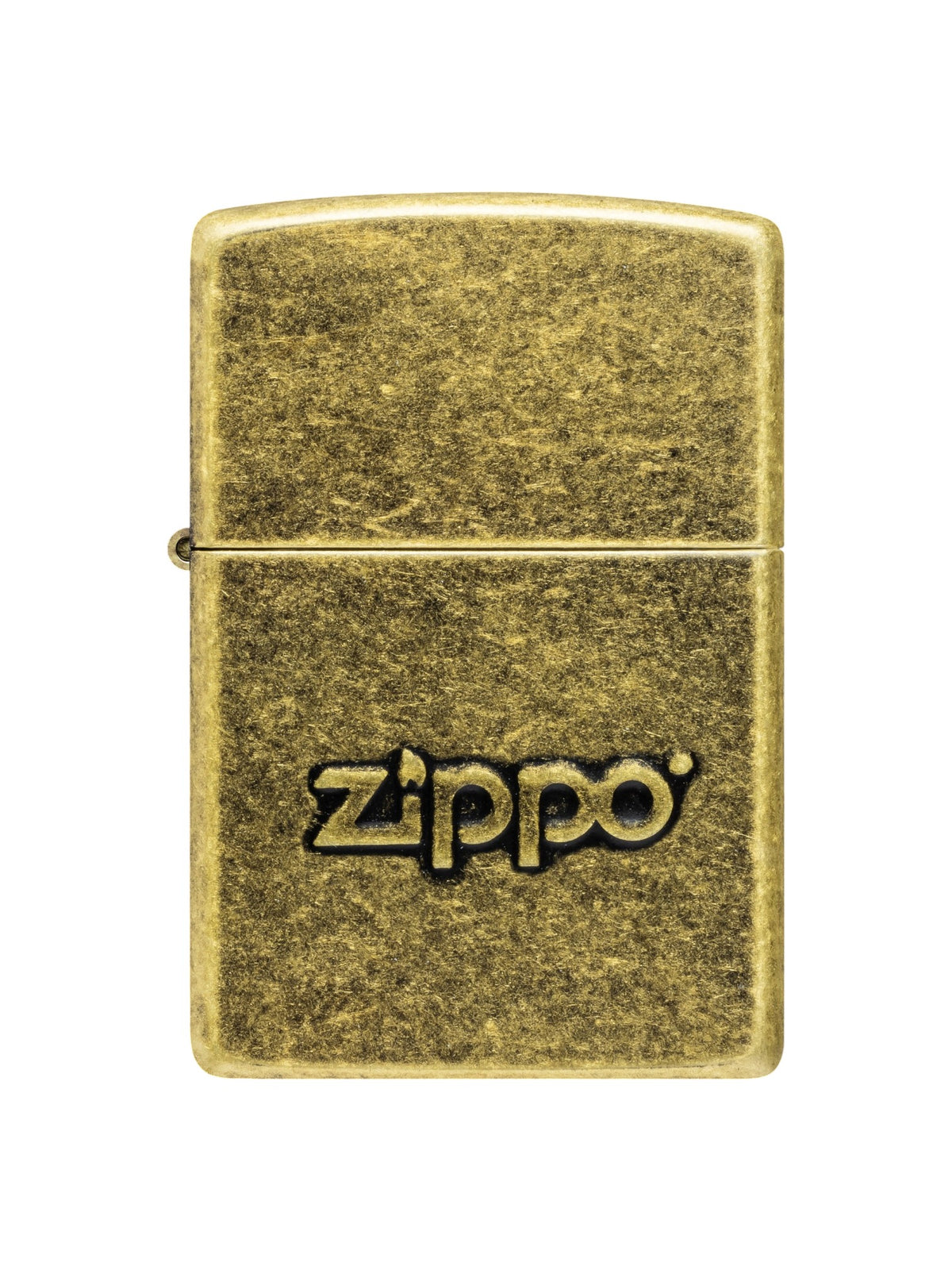 28994 Zippo Stamp Antiqued Brass Design Lighter