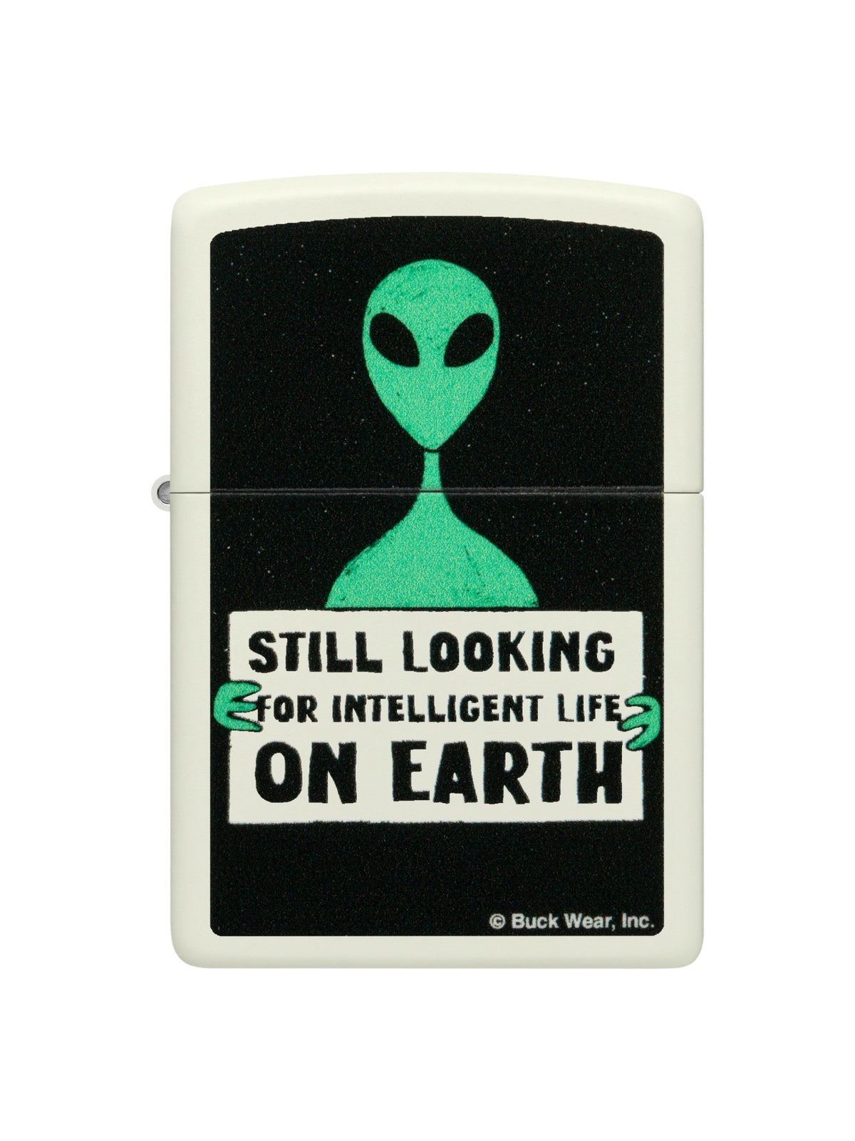 46092 Zippo Lighter Buck Wear Alien Design
