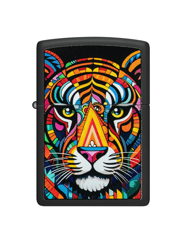 46235 Zippo Colorful Tiger Design Lighter