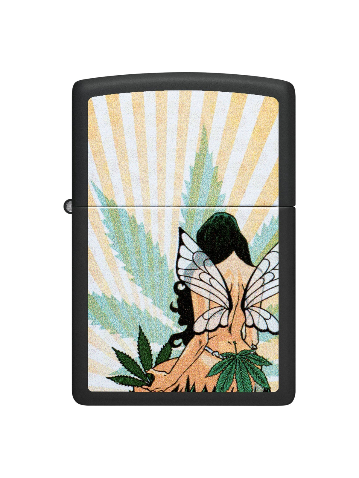46576 Zippo Lighter Cannabis Fairy Design