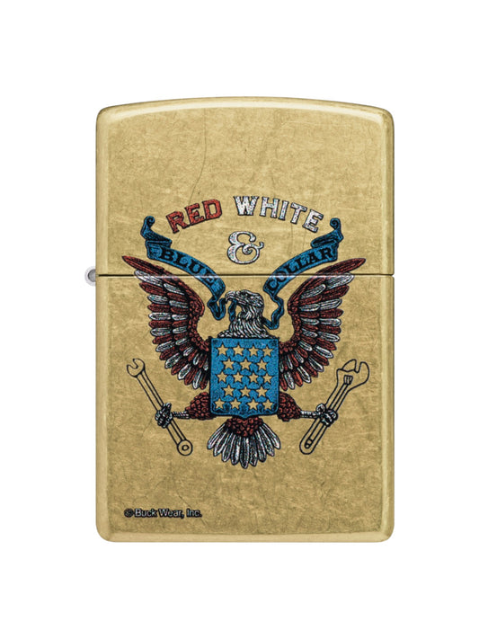 46936 Zippo Lighter Buck Wear Design