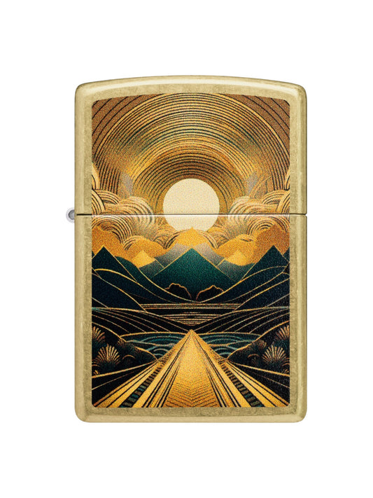 47137 Zippo Through the Mountains Design Lighter