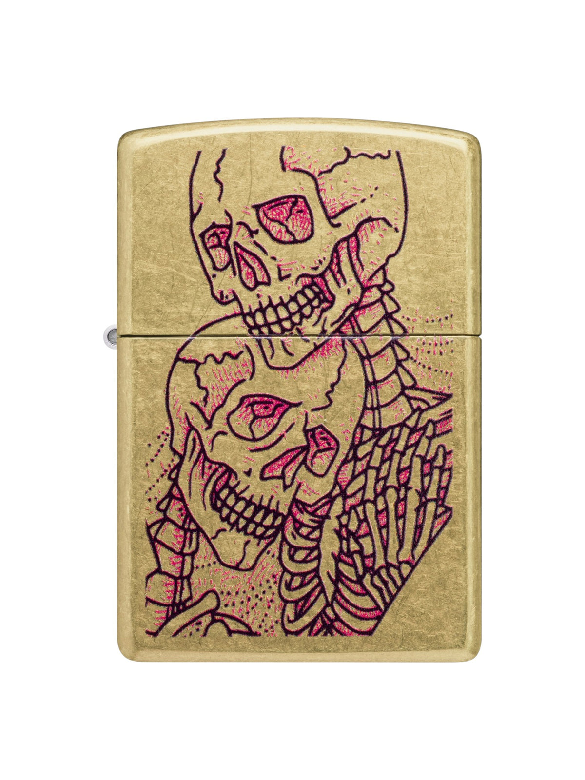 47149 Zippo Love Skulls Design Lighter