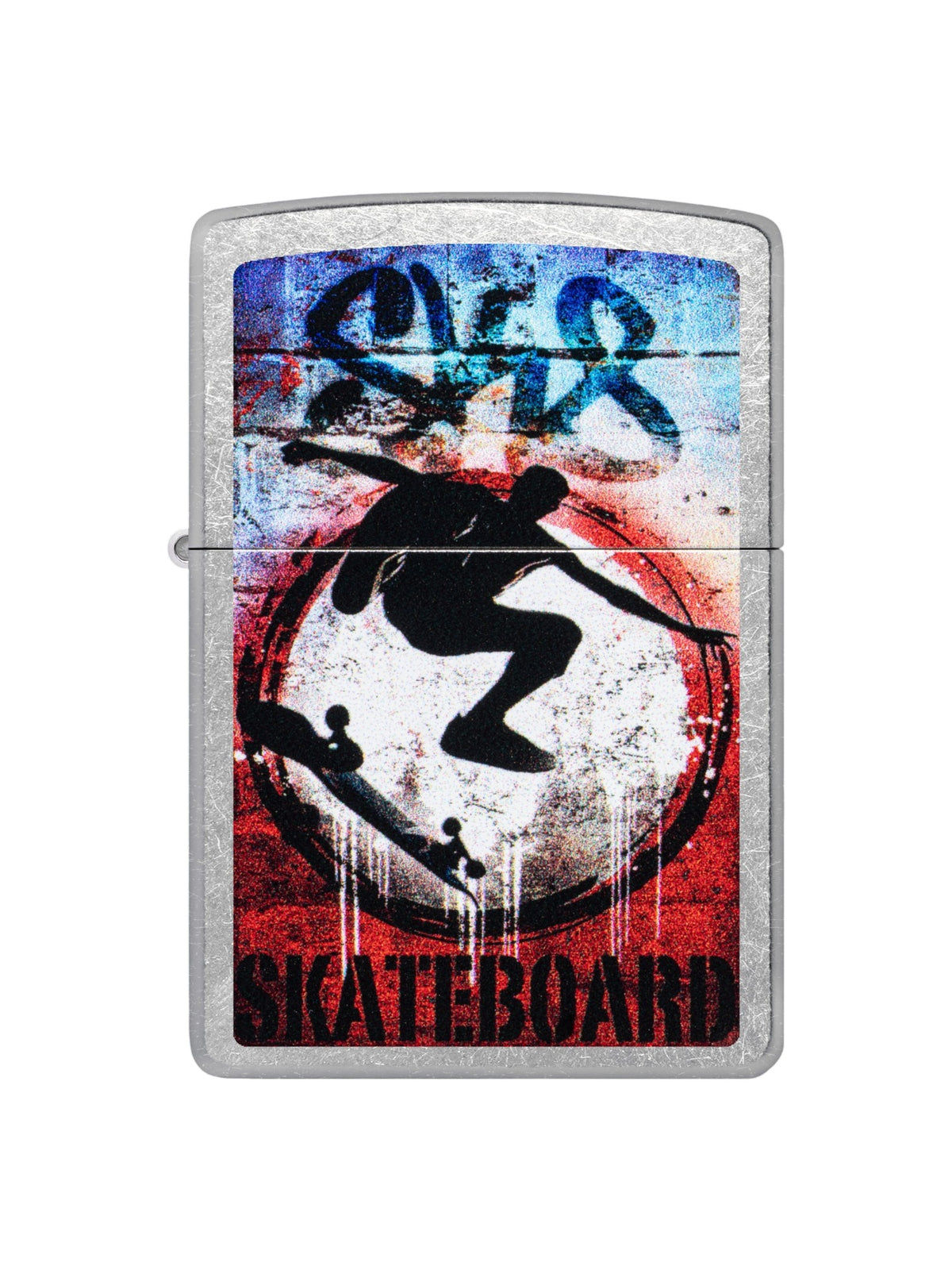 47182 Zippo Lighter Skateboard Grunge Design