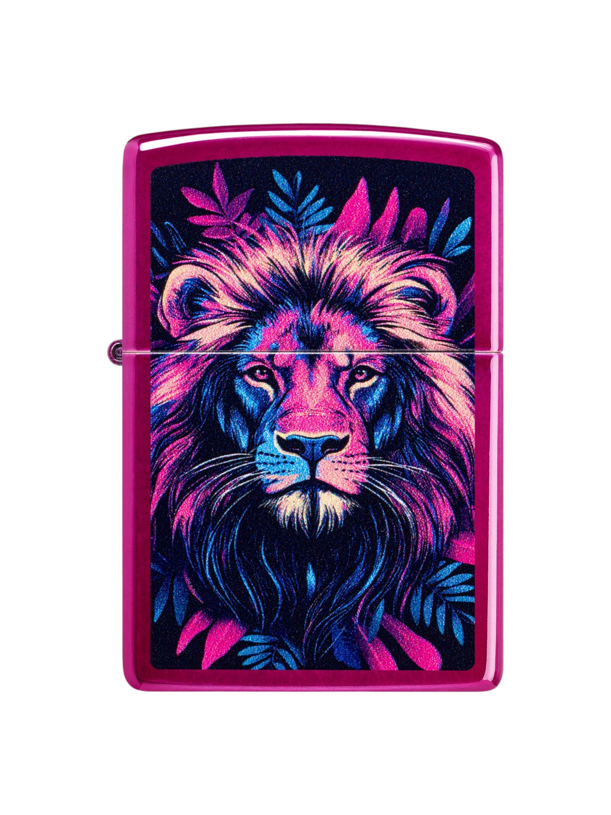 47212 Zippo Lighter Colorful Lion Design