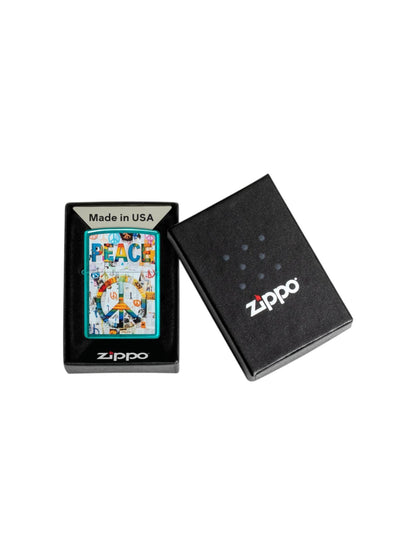 47264 Zippo Lighter Peace Design