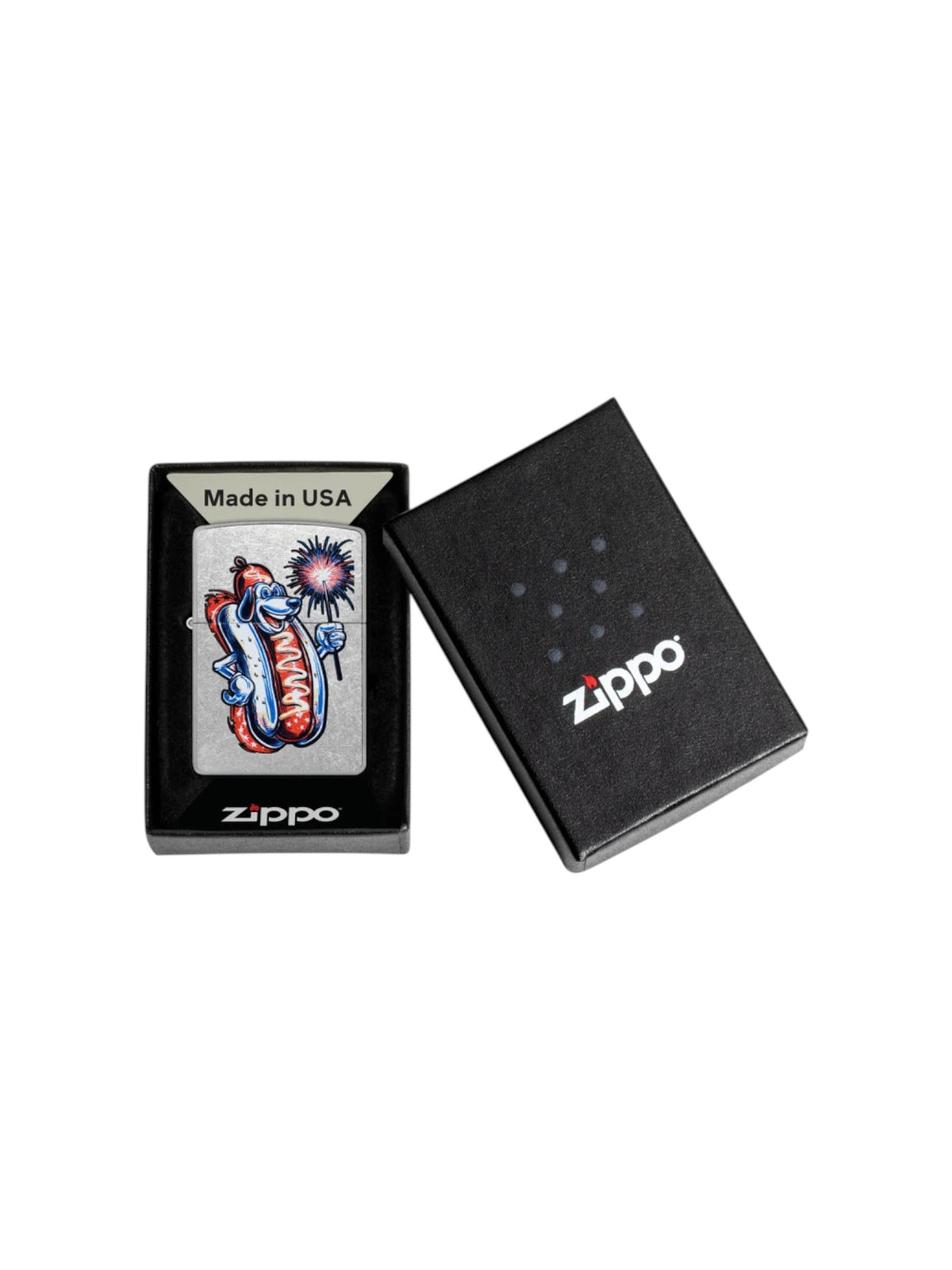 47275 Zippo Lighter American Hot Dog Design