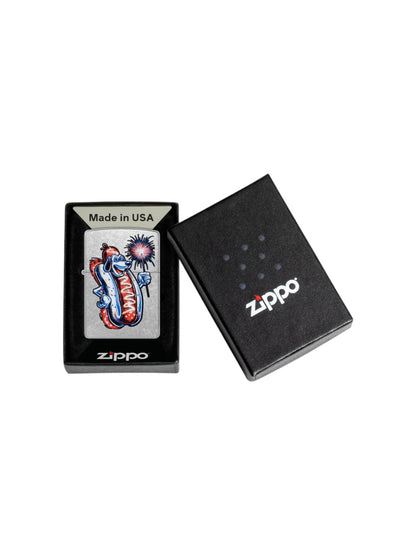 47275 Zippo Lighter American Hot Dog Design