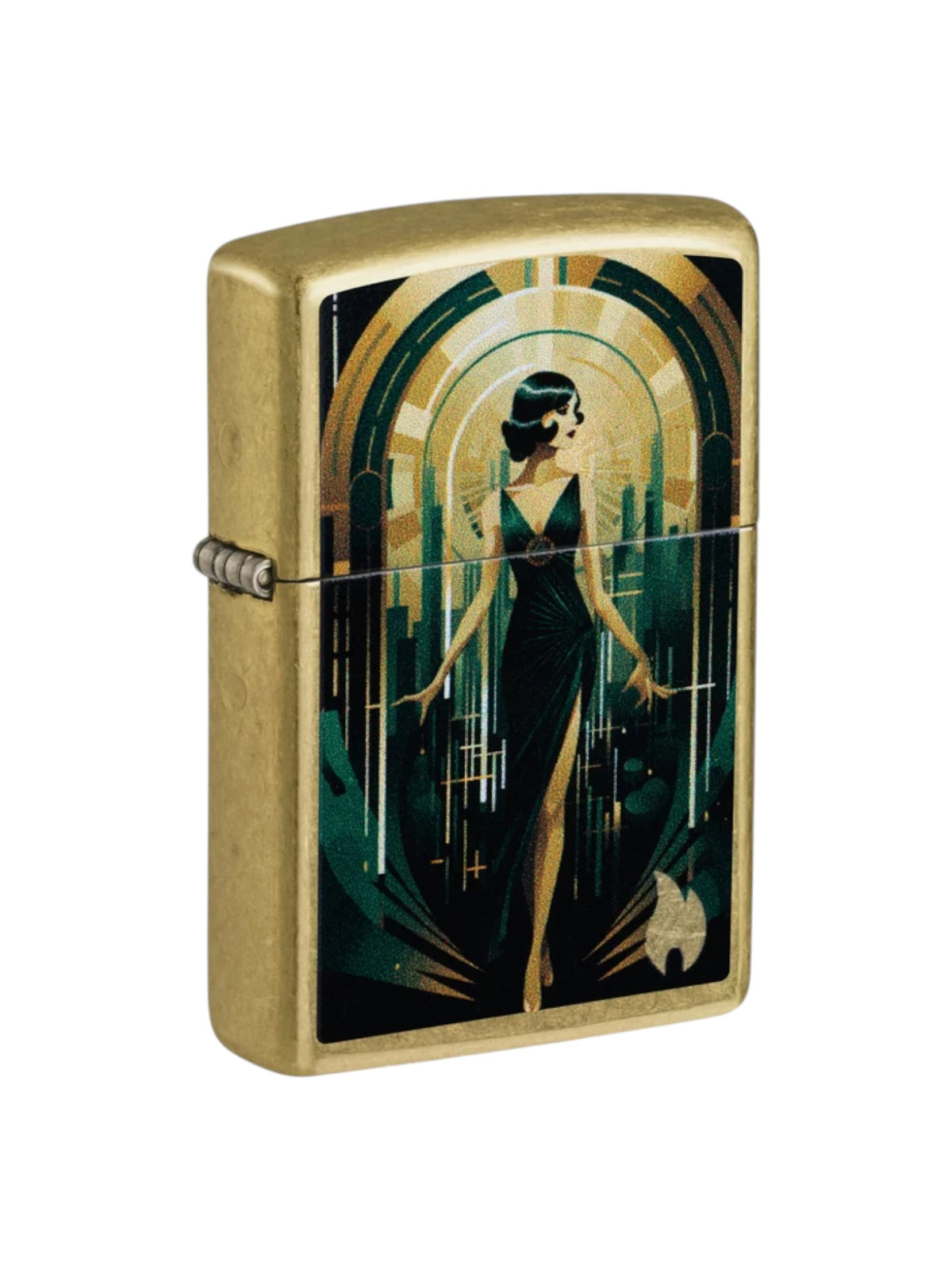 47435 Zippo Lighter Art Deco Beauty Design