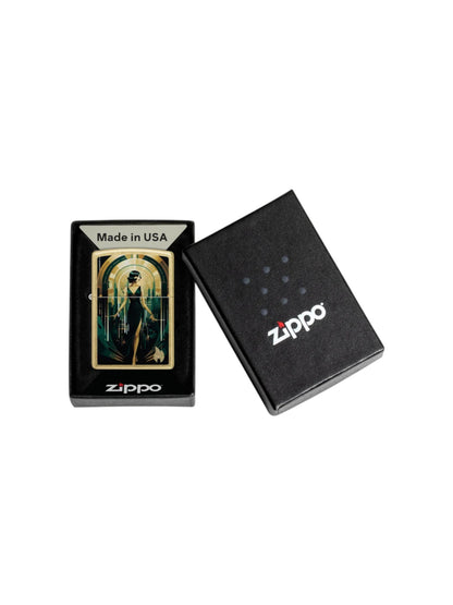47435 Zippo Lighter Art Deco Beauty Design