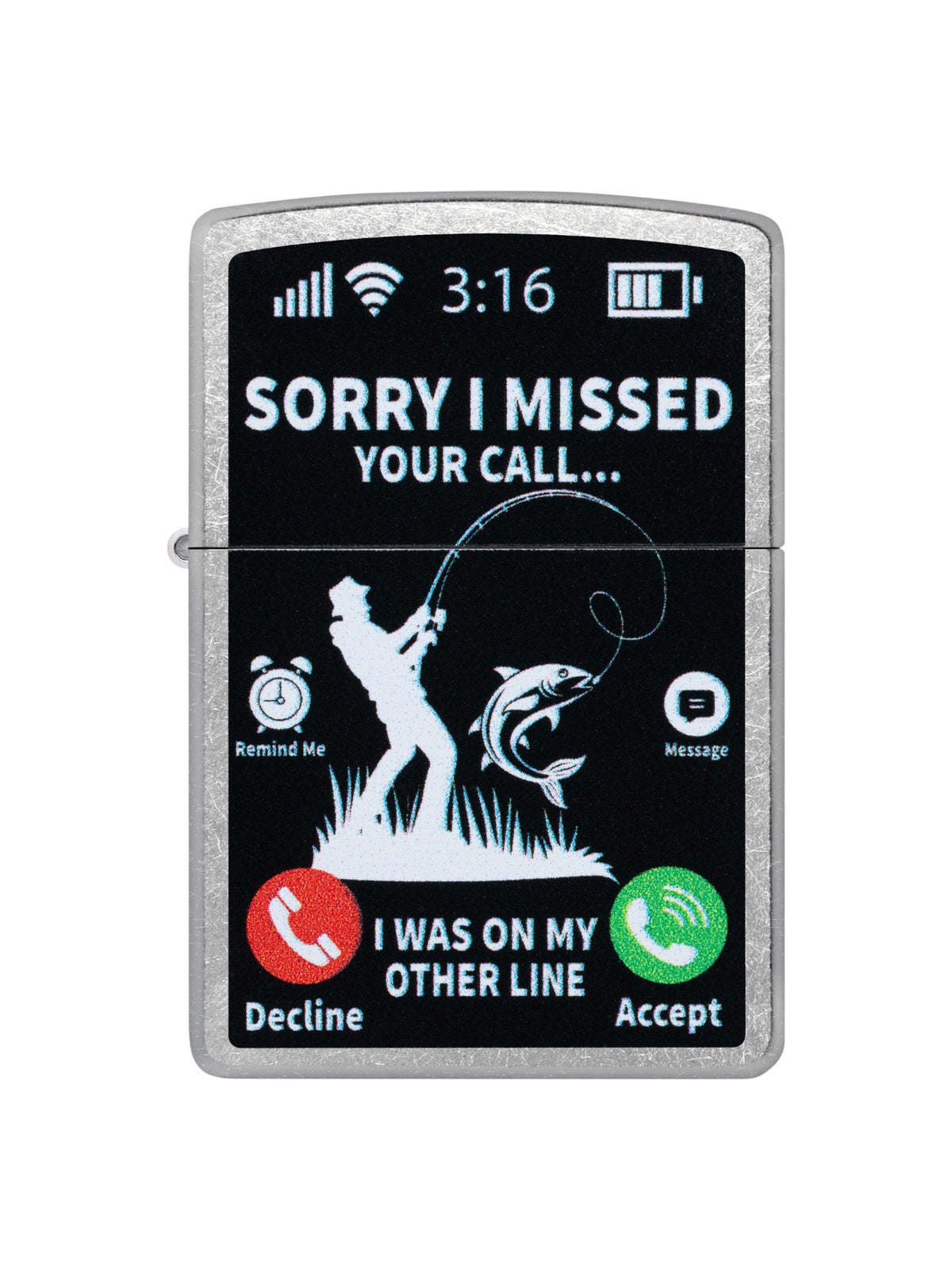 47450 Zippo Lighter Missed Call Design