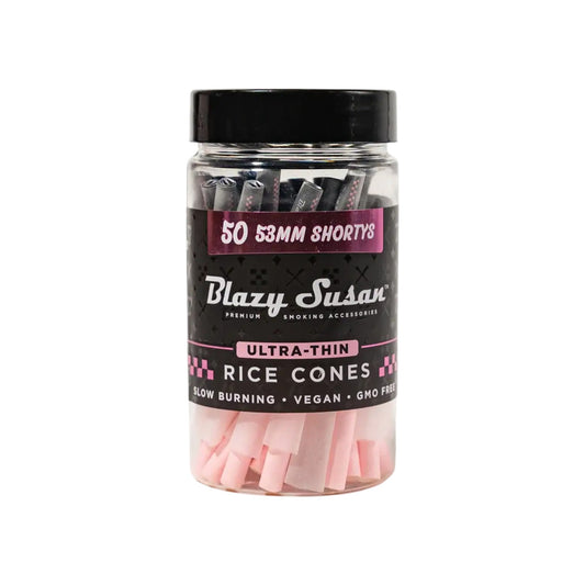 Blazy Susan Rice Cones Jar 53mm Shorty Size 50 CT