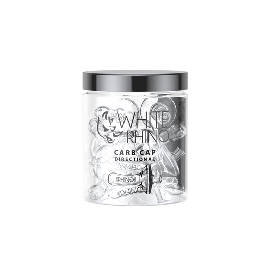 WHITE RHINO DIRECTIONAL CARB CAP- 20ct JAR