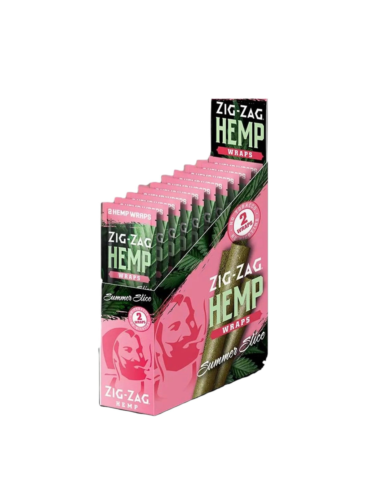 Zig Zag Hemp Wraps 2 Pack 25 CT