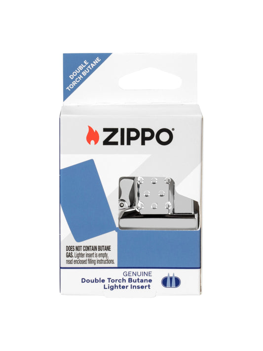 65851 Zippo Ltr-Insert-Dbl Blue Torch-Empty-Box-Lt. Green