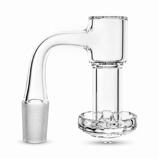 QB8 - Full Weld Diamond Bottom Quartz Slurper 14mm Banger 5ct