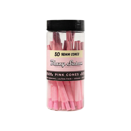Blazy Susan Pink Cones Jar 98mm Size 50 CT