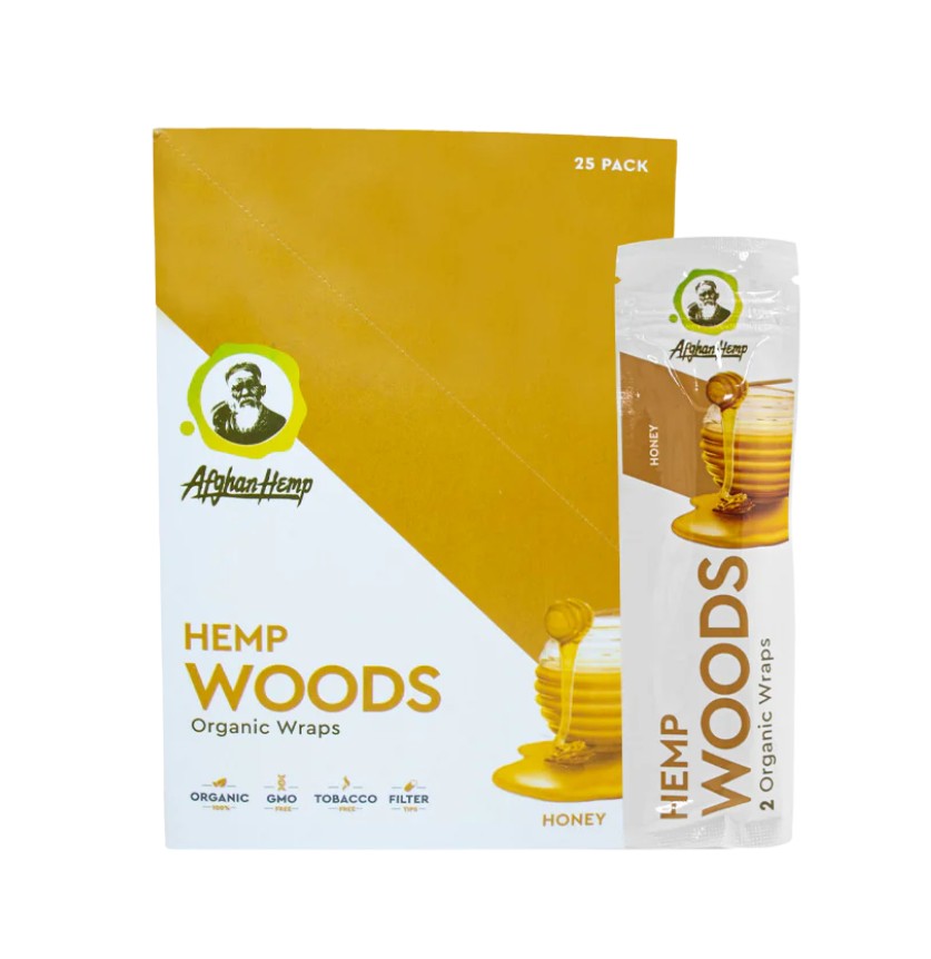Afghan Hemp Wraps Hemp Woods 2 Pack 25 CT