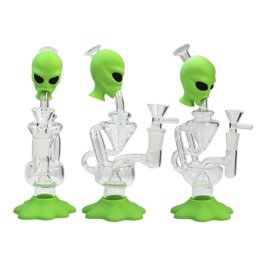 SWP52 Alien Recycler Silicone Waterpipe