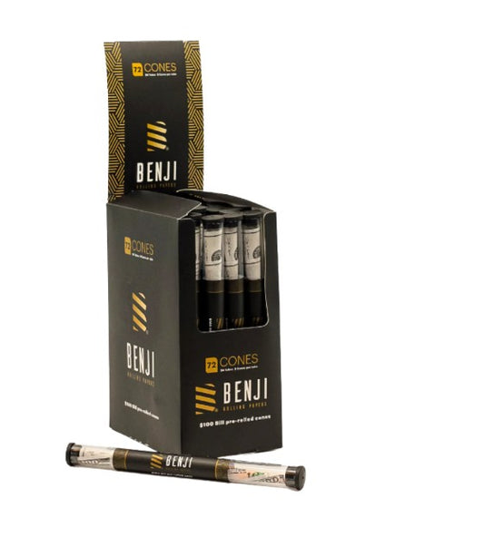 Benji $100 Prerolled Cones 3 Pack 24 CT