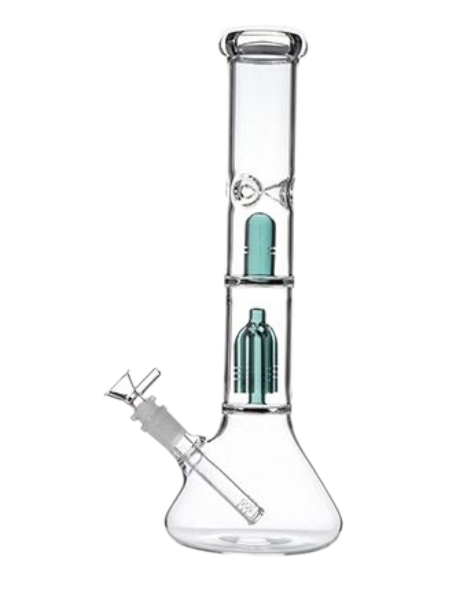 BK10 14" Double Percolator 7mm Waterpipe