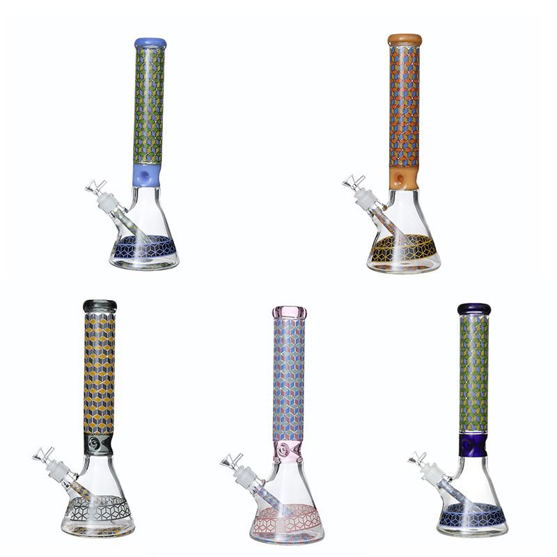 BK14 16" Heavy Designer 7mm Beaker Waterpipe