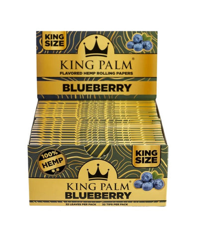 King Palm Hemp Papers + Tips King Size Magnet  22 CT