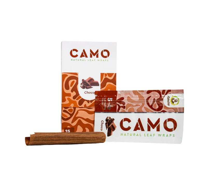Camo Natural Leaf Wraps 5 Pack 25 CT