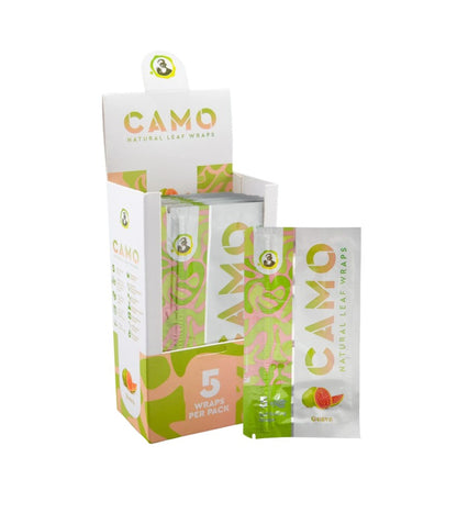 Camo Natural Leaf Wraps 5 Pack 25 CT