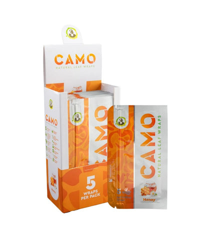 Camo Natural Leaf Wraps 5 Pack 25 CT