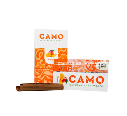 Camo Natural Leaf Wraps 5 Pack 25 CT