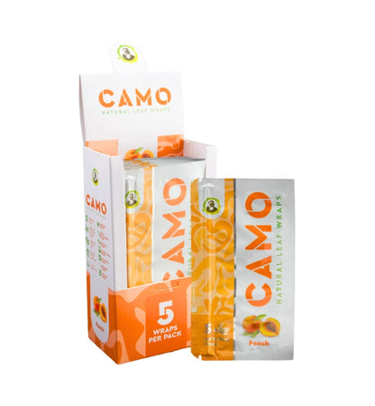 Camo Natural Leaf Wraps 5 Pack 25 CT