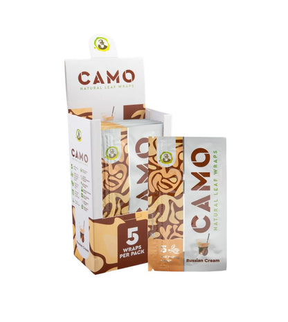 Camo Natural Leaf Wraps 5 Pack 25 CT