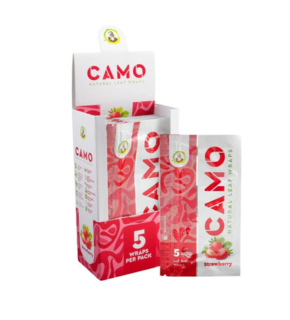 Camo Natural Leaf Wraps 5 Pack 25 CT