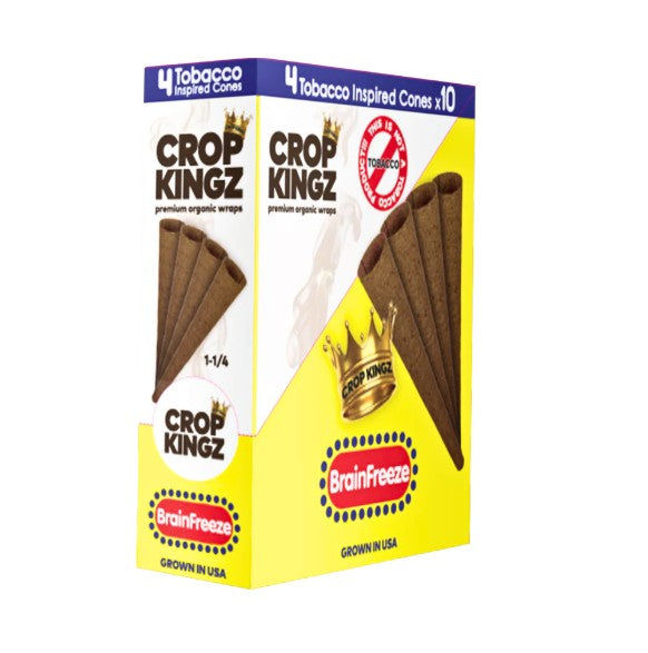 Crop Kingz Brown Hemp Cones 1 1/4" Size 4 Pack 10 CT