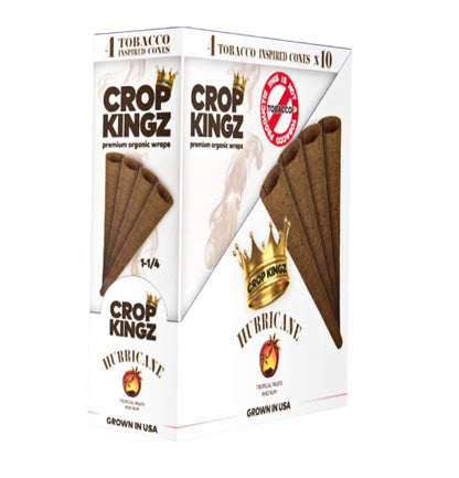 Crop Kingz Brown Hemp Cones 1 1/4" Size 4 Pack 10 CT