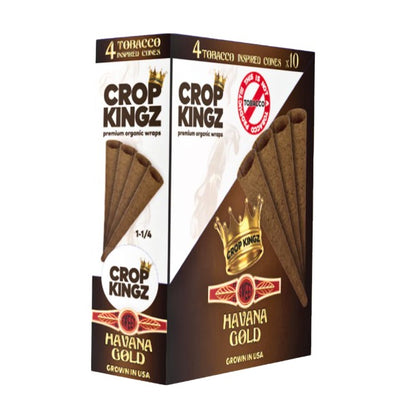 Crop Kingz Brown Hemp Cones 1 1/4" Size 4 Pack 10 CT