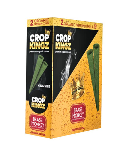 Crop Kingz Organic Green Hemp Cones King Size 2 Pack 10 CT