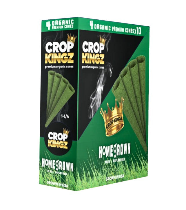 Crop Kingz Organic Green Hemp Cones  1 1/4" Size 4 Pack 10 CT
