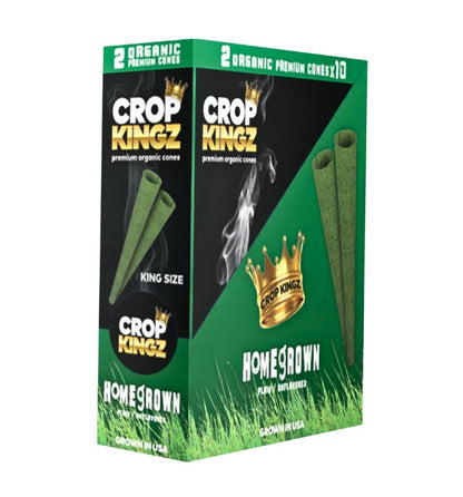 Crop Kingz Organic Green Hemp Cones King Size 2 Pack 10 CT