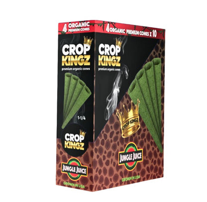 Crop Kingz Organic Green Hemp Cones  1 1/4" Size 4 Pack 10 CT