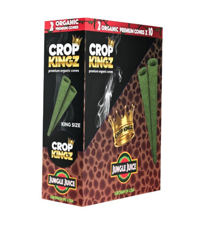 Crop Kingz Organic Green Hemp Cones King Size 2 Pack 10 CT