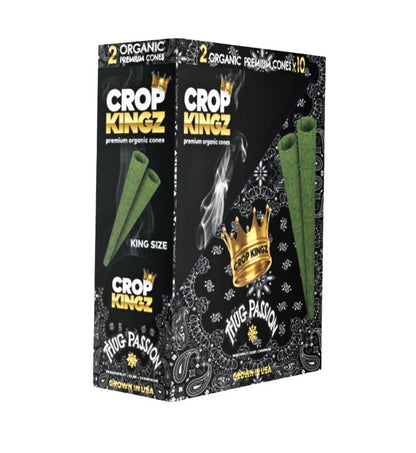 Crop Kingz Organic Green Hemp Cones King Size 2 Pack 10 CT